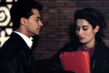 Emmanuel Salinger and Emmanuelle Devos in La Sentinelle